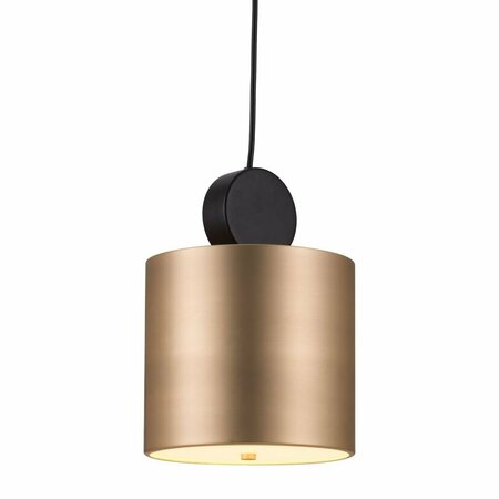 HAZ 13 x 9 x 9 in. Gold Can Deco Lamp HA3648250